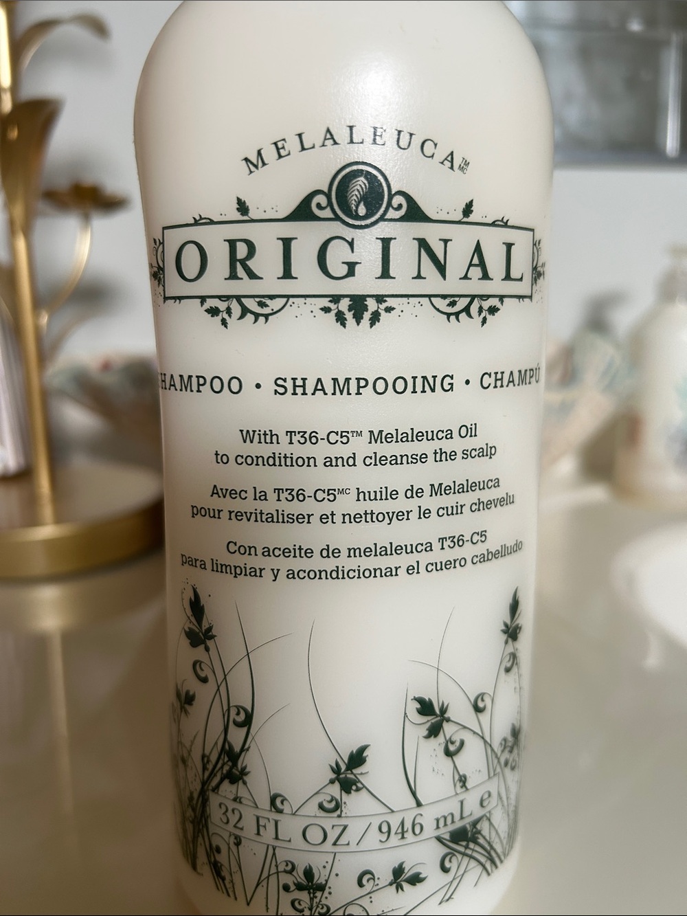 Melaleuca Original Shampoo — White Bottle 32 oz